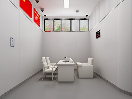 紀委留置室防撞軟包墻面改造