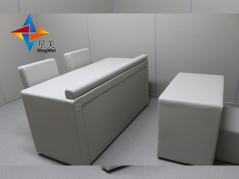 紀委談話室防燃軟包桌椅 、星美建材軟包廠家