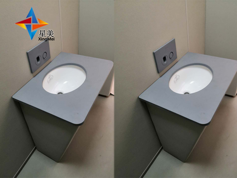紀委談話室專用防撞硅膠洗手臺，硅膠洗手盆